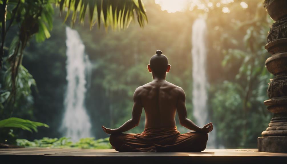 meditation in balinese yoga