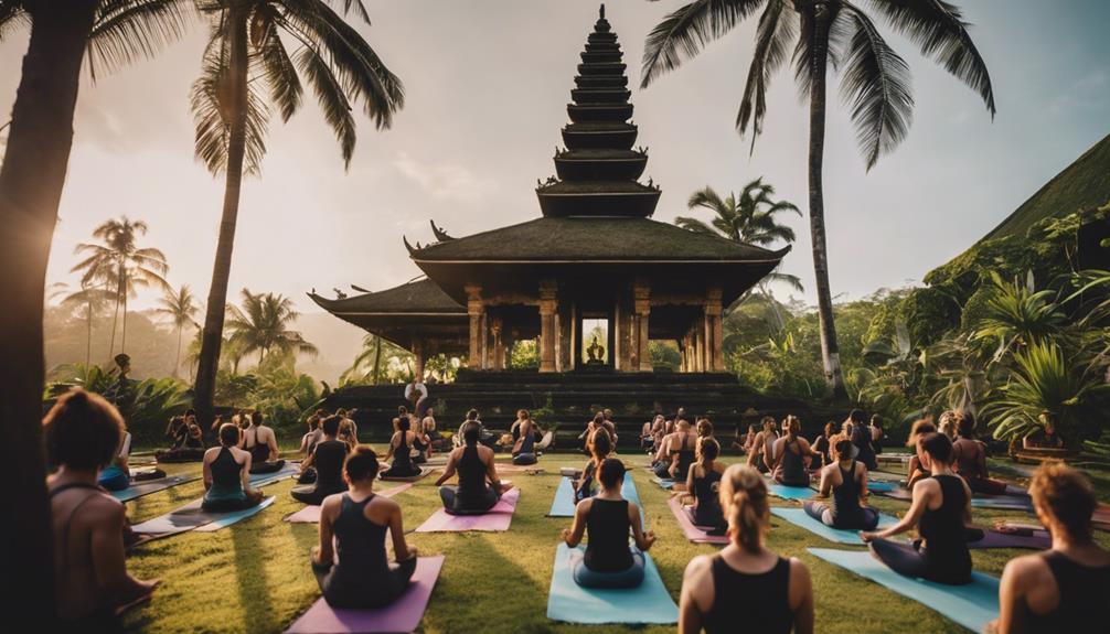 vibrant yoga culture bali