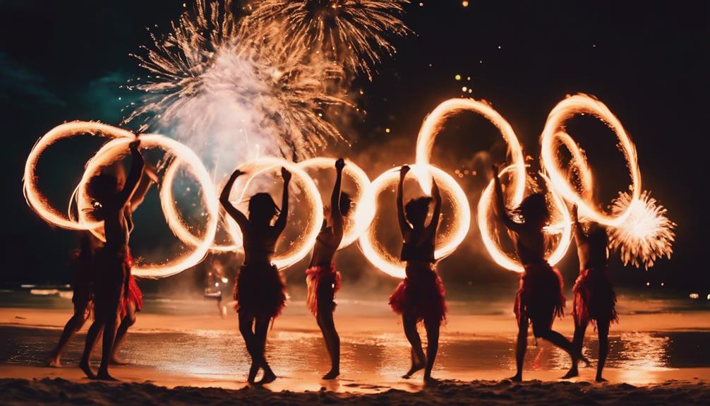 captivating fire dancing performances