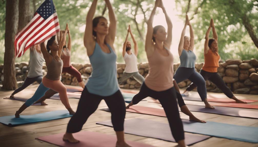 yoga trend in america